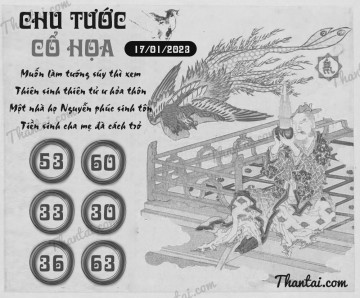 CHU TƯỚC CỔ HỌA 17/01/2023