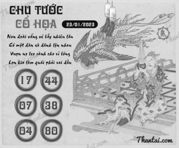 CHU TƯỚC CỔ HỌA 23/01/2023