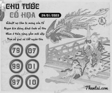 CHU TƯỚC CỔ HỌA 24/01/2023