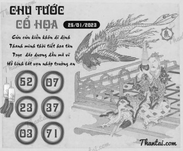 CHU TƯỚC CỔ HỌA 25/01/2023