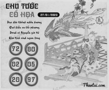 CHU TƯỚC CỔ HỌA 27/01/2023