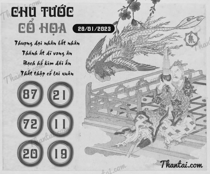 CHU TƯỚC CỔ HỌA 13/01/2023