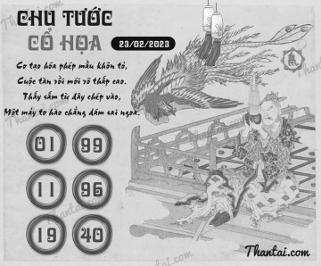 CHU TƯỚC CỔ HỌA 23/02/2023