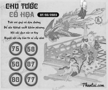 CHU TƯỚC CỔ HỌA 07/03/2023