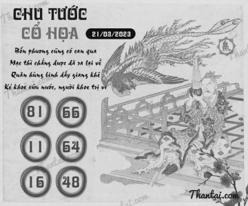 CHU TƯỚC CỔ HỌA 21/03/2023