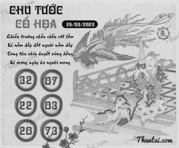 CHU TƯỚC CỔ HỌA 25/03/2023