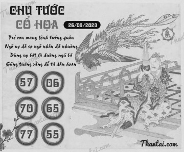 CHU TƯỚC CỔ HỌA 26/03/2023