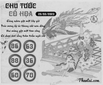 CHU TƯỚC CỔ HỌA 29/03/2023