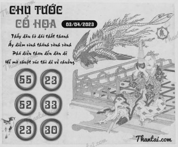 CHU TƯỚC CỔ HỌA 03/04/2023