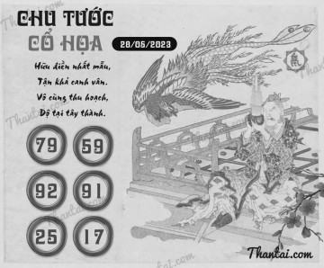 CHU TƯỚC CỔ HỌA 28/05/2023