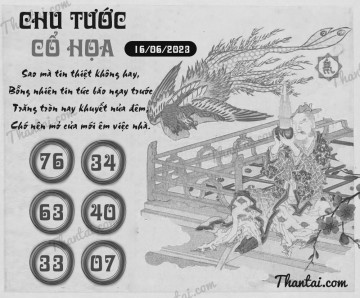 CHU TƯỚC CỔ HỌA 16/06/2023