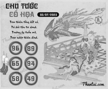 CHU TƯỚC CỔ HỌA 03/07/2023