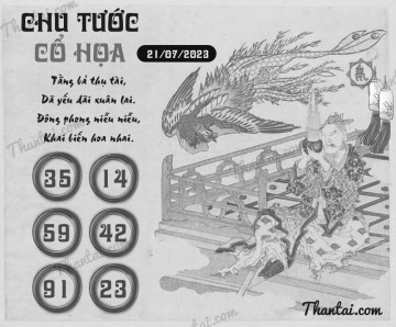 CHU TƯỚC CỔ HỌA 21/07/2023