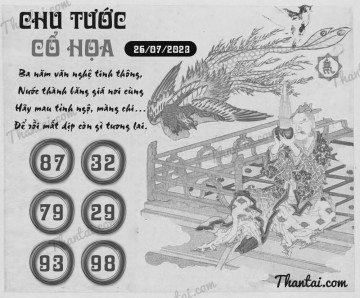 CHU TƯỚC CỔ HỌA 26/07/2023