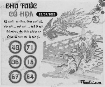 CHU TƯỚC CỔ HỌA 28/07/2023