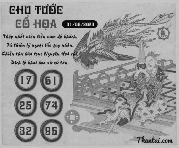 CHU TƯỚC CỔ HỌA 31/08/2023