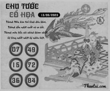 CHU TƯỚC CỔ HỌA 13/09/2023