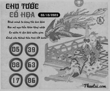 CHU TƯỚC CỔ HỌA 03/10/2023