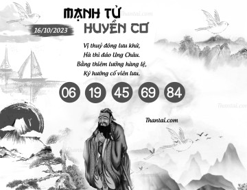 MẠNH TỬ HUYỀN CƠ 16/10/2023