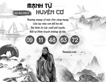 MẠNH TỬ HUYỀN CƠ 02/10/2023