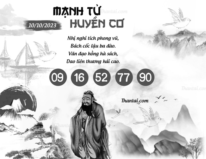 MẠNH TỬ HUYỀN CƠ 25/09/2023