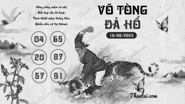 VÕ TÒNG ĐẢ HỔ 18/08/2023