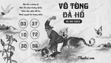 VÕ TÒNG ĐẢ HỔ 25/08/2023