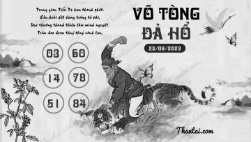 VÕ TÒNG ĐẢ HỔ 23/09/2023