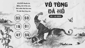 VÕ TÒNG ĐẢ HỔ 07/10/2023