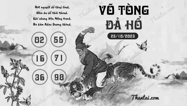 VÕ TÒNG ĐẢ HỔ 08/10/2023