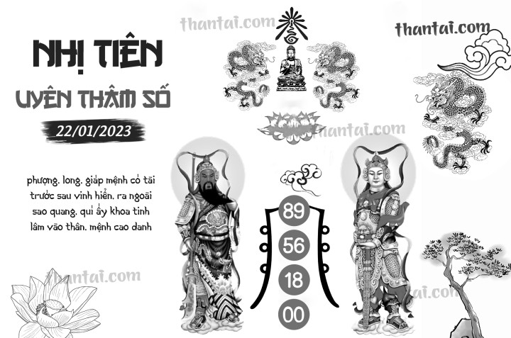 NHỊ TIÊN UYÊN THÂM SỐ 07/01/2023