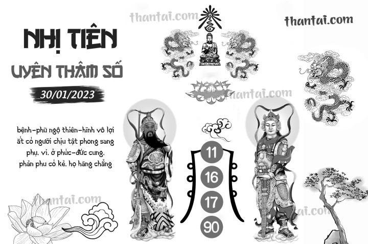 NHỊ TIÊN UYÊN THÂM SỐ 15/01/2023