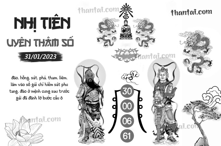 NHỊ TIÊN UYÊN THÂM SỐ 16/01/2023
