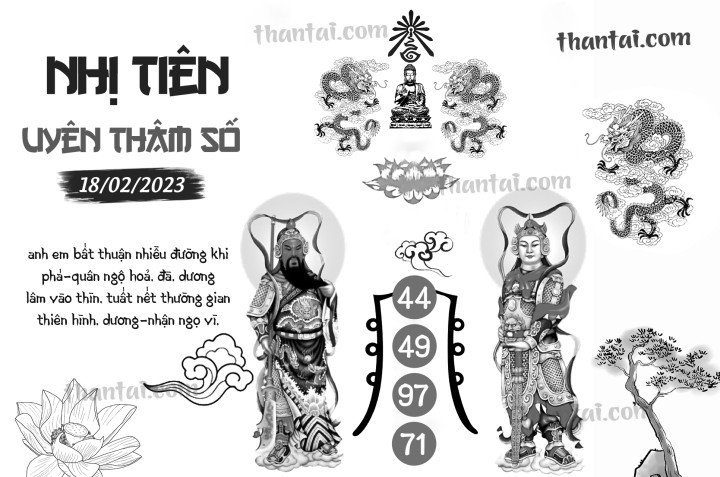 NHỊ TIÊN UYÊN THÂM SỐ 03/02/2023