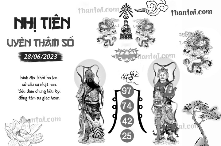 NHỊ TIÊN UYÊN THÂM SỐ 13/06/2023