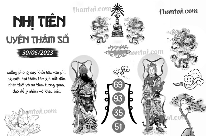 NHỊ TIÊN UYÊN THÂM SỐ 15/06/2023