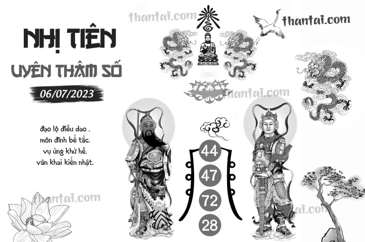 NHỊ TIÊN UYÊN THÂM SỐ 21/06/2023