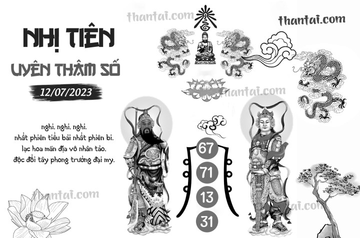 NHỊ TIÊN UYÊN THÂM SỐ 27/06/2023