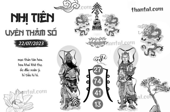 NHỊ TIÊN UYÊN THÂM SỐ 07/07/2023