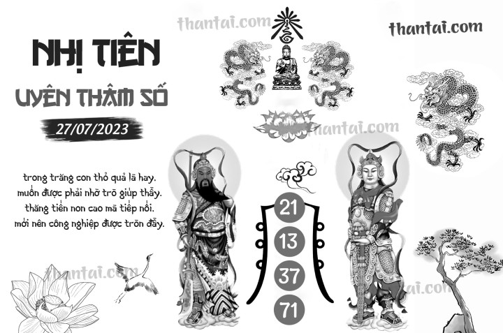 NHỊ TIÊN UYÊN THÂM SỐ 12/07/2023