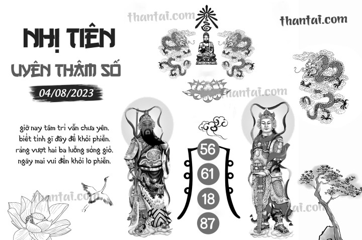 NHỊ TIÊN UYÊN THÂM SỐ 20/07/2023