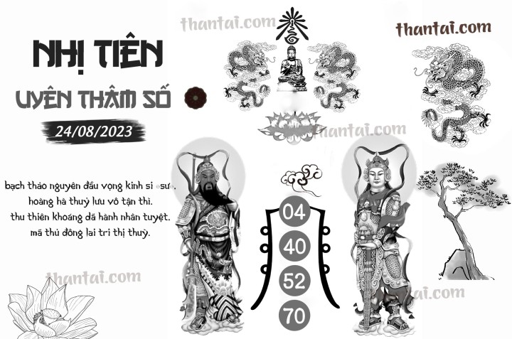 NHỊ TIÊN UYÊN THÂM SỐ 09/08/2023