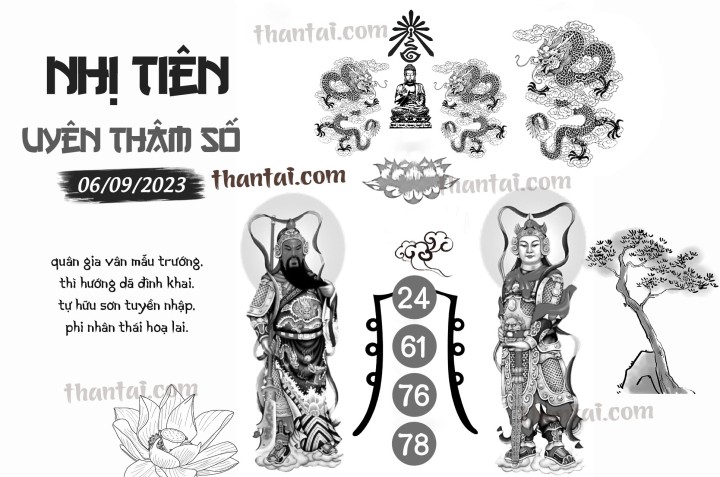 NHỊ TIÊN UYÊN THÂM SỐ 22/08/2023