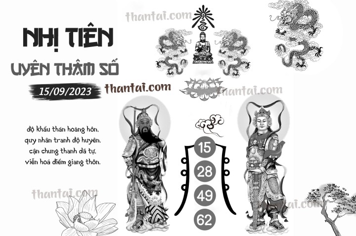 NHỊ TIÊN UYÊN THÂM SỐ 31/08/2023