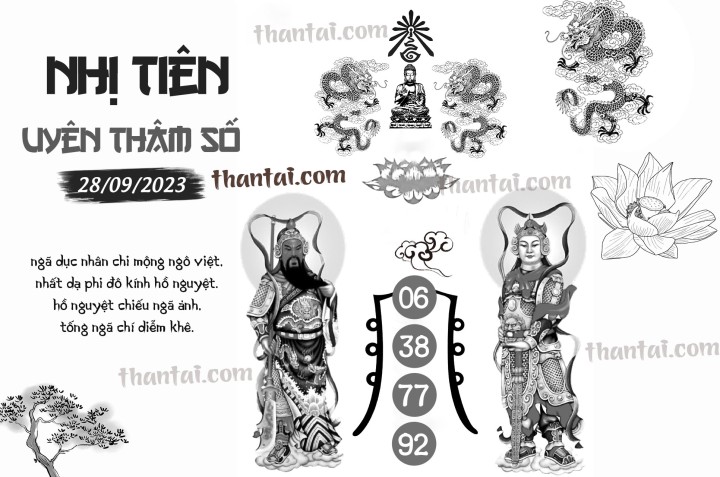NHỊ TIÊN UYÊN THÂM SỐ 13/09/2023