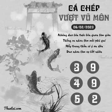 CÁ CHÉP VƯỢT VŨ MÔN 06/02/2023