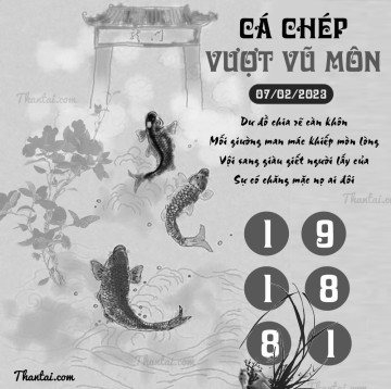 CÁ CHÉP VƯỢT VŨ MÔN 07/02/2023