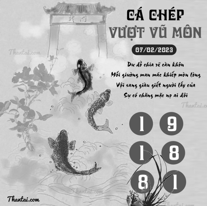 CÁ CHÉP VƯỢT VŨ MÔN 23/01/2023