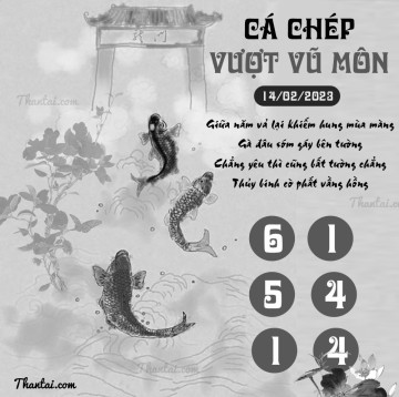 CÁ CHÉP VƯỢT VŨ MÔN 14/02/2023