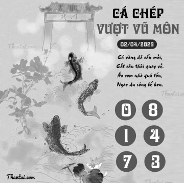 CÁ CHÉP VƯỢT VŨ MÔN 02/04/2023